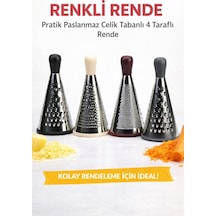 Ivory Ivo-rnd132 Çelik Yuvarlak Rende Büyük Gri