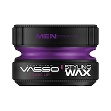 Vasso Saç Şekillendirici Wax / Kısa Ve İnce Telli Saçlar / Süper Tutuş / Aqua Hook Up 150 Ml
