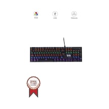 Tk-05 Kablolu Mekanik Blue Switch Rgb Işıklı Gaming Klavye Siyah