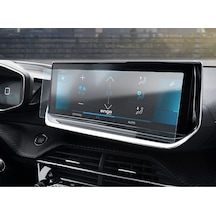 Peugeot 208 10 İnç Ekran Koruyucu Multimedya Şeffaf Nano