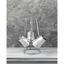 Enashop 3 Lü Şık Cezve Takımı 18/10 Paslanmaz Çelik 1. Sınıf Kalite, Kontrolden Geçmiştir Bfa