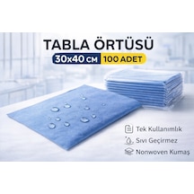 Tabla Örtüsü 30x40 Cm 100 Adet Tek Kullanımlık Sıvı Geçirmez Nonwoven Örtü