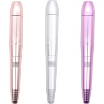 Sones Usb Fişli Alüminyum Tırnak Matkabı Elektrikli Manikür Freze Seti Altın