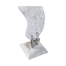 316l Çelik Kelebek Model Zirkon Taşlı Kadın Küpe Gümüş Renk Kararmaz Çelik