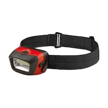 Led Kafa Lambası 3 Aaa Led 150 Lümen Siyah - Kırmızı