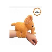 Sevimli Peluş Hayvanlar Kola Bileğe Eşyaya Takılabilen 16cm Hediyelik Sincap,tavşan,koala,maymun,fil Turuncu