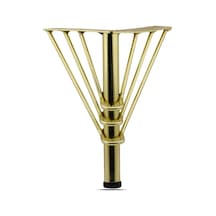 Metal 4 Adet 20 Cm Gold Metal Koltuk Kanepe Ayağı Robot Süpürgeye Uygundur gold