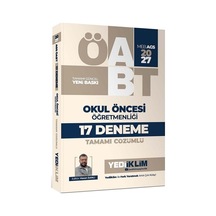 Yediiklim 2027 Öabt Meb-ags Okul Öncesi Öğretmenliği 17 Deneme Çözümlü - Hasan Sanlı