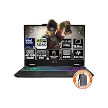 MSI Cyborg 15 B2rwfkg-207xtr-a13 Core 5-210H 40 GB 512 GB SSD RTX5060 15.6" Dos Dizüstü Bilgisayar