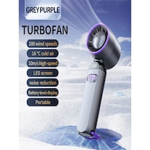 2026 Yeni Taşınabilir Mini Fan 100 Kademeli Hız Ayarlı Turbo Vantilatör