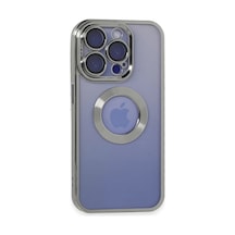 Newface Apple İphone 15 Pro Kılıf Slot Silikon - Gümüş