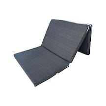 Katlanır Yer Yatağı 8 Cm Kalın Sünger Yatak 80x180x8 Cm-siyah
