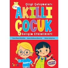 Akıllı Çocuk - Çizgi Çalışmaları - Gelişim Etkinlikleri- Bıcırık Yayınları