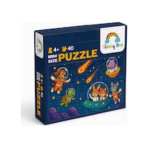 Astronotlar Mini Puzzle 40 Parça 3-7 Yaş Eğitici Çocuk Puzzle Yapboz