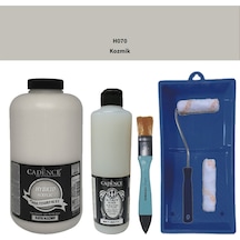 Mobilya Boyası-cadence Multisurface H-070 Kozmik 2000ml Ultimate Vernik Mat 500ml Saten Rulo Set Kozmik