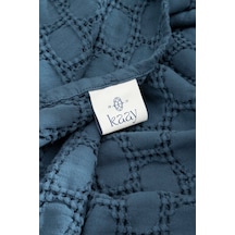 Kaay Stone Wash Pike / Yatak Örtüsü 200x240 Çift Kişilik Lacivert
