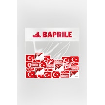 Ay Yıldız Türkiye Sticker Paketi 26 Parça Kaliteli Su Geçirmez Bayrak Etiket Seti Çok Renkli