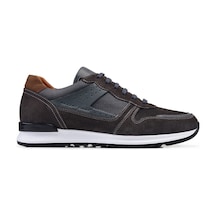 Gri Sneaker Erkek Ayakkabı -12687--süet Çok Renkli