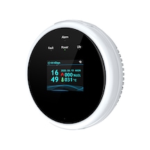 Xindoker Kablosuz Zararlı Gaz Alarm Dedektörü, Yüksek Sesli Alarm, Çoklu Durum Göstergesi, Otomatik Hava Kesme, Güvenlik