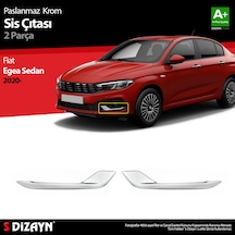 S-dizayn Fiat Egea Sedan Krom Sis Çıtası 2 Prç. 2020 Üzeri