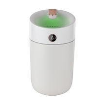 Rogfer 3l Büyük Kapasiteli Nemlendirici: Akıllı Ekran, Süper Sessiz, Çift Nano Sprey, Otomatik Kapanma Ve 7 Renkli Uyku Lambası Beyaz - Beyaz