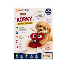 Matadogs Korky İpli ,sesli , Peluş Köpek Oyuncağı