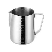 304 Çelik 900 Ml Kahve Süt Köpürtme Potu Sütlük Pitcher Cin504