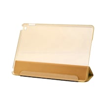 Apple Uyumlu iPad Mini 2 / Mini 3 Smart Cover Stand Arkası Şeffaf Tablet Kılıfı Kapaklı Kılıf