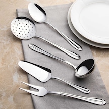 Nehir Saray Sade 5 Parça Paslanmaz Çelik Servis Takımı