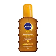 Nivea Sun SPF 6 Bronzlaştırıcı Sprey Güneş Yağı 200 ML