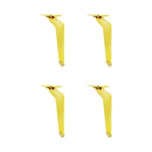 17 Cm Lama Model Metal Mobilya, Dolap, Koltuk, Tv Ünitesi Ayakları 4 Adet Gold/17/cm