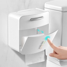 Su Geçirmez Duvara Monte Depolama Rafı, Kağıt Havluluk, Tuvalet Çok Renkli