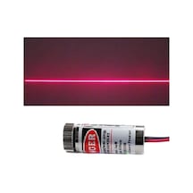 Çizgi Lazer Modül Kırmızı 650nm 3-5v 5mw 650nm Pointer Lens Ile Odak Ayarlı 12mm Çap