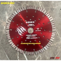 Rdx Pro 230mm Elmas Beton Kesme Diski Taş Seramik Tuğla Granit Kesici Elmas Turbo2x