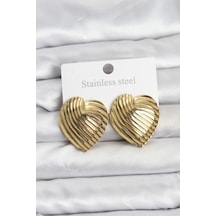 Mey İthalat 316l Çelik Gold Renk Kalp Model Kadın Küpe - Özel Seri Meyeb69403ea50ace51c74001fbc2 Altın