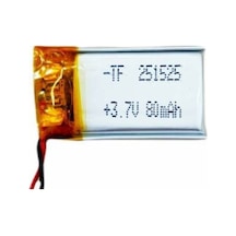 251525 80mah 3.7v Lityum Polimer Pil Batarya Değişim