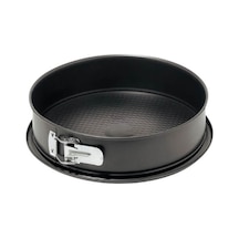 KELEPÇELİ TEPSİLİ TEFLON YANMAZ YAPIŞMAZ KEK KALIBI-26 CM