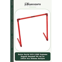 Delux Serisi Scx-1250 Zıplama Engelli Geçmeli 60 Cm Sc 10524 Hız Atlama Gelişim Çok Renkli
