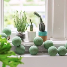 Mint Işıklı Top Dekoratif Aydınlatma