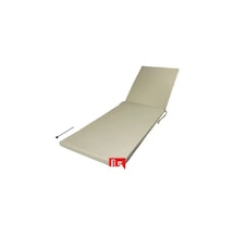 2 Adet Urla Şezlong Minderi 180 55 5 Cm Fermuarlı Yıkanabilir