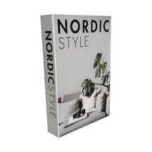 2025-690 Nordıc Style Dekoratif Kitap Kutusu