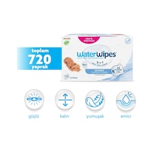 Waterwipes Bio Yenidoğan Islak Mendil 12x60 Adet 720 Yaprak 12'li Set