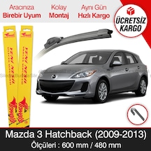 Mazda 3 Hatchback Silecek Takımı 2009-2013 İnwells Muz