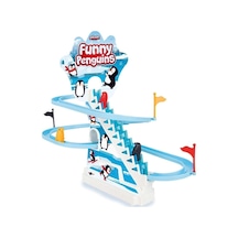 Funny Penguen Dön Dolaş Oyunu Merdiven Çıkan Penguenler Sesli Işı