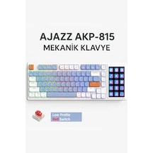 Akp-815 Low Profile Mekanik Klavye- 4.95 İnç Lcd Ekranlı Rgb- Gasket Gövde Yapısı
