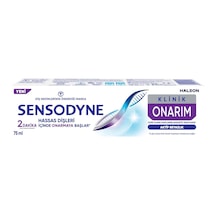 Sensodyne Klinik Onarım Diş Macunu 75 Ml Aktif Beyazlık Hassas Dişler İçin 2'li Ekonomik Paket Tarı