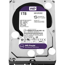 WD 1TB 3.5" 5400RPM 64MB SATA3 GÜVENLİK DİSK   PURPLE WD10PURZ