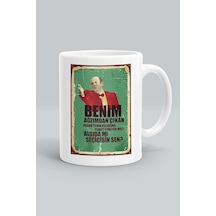 Seramik Beyaz Kupa.
