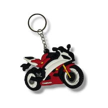 Motosiklet Uyumlu Anahtarlık Maskot Silikon İthal Yamaha Kırmızı