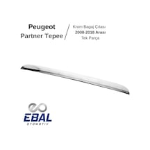 Peugeot Partner Tepee Uyumlu Krom Bagaj Çıtası 2008-2018  P.Çelik